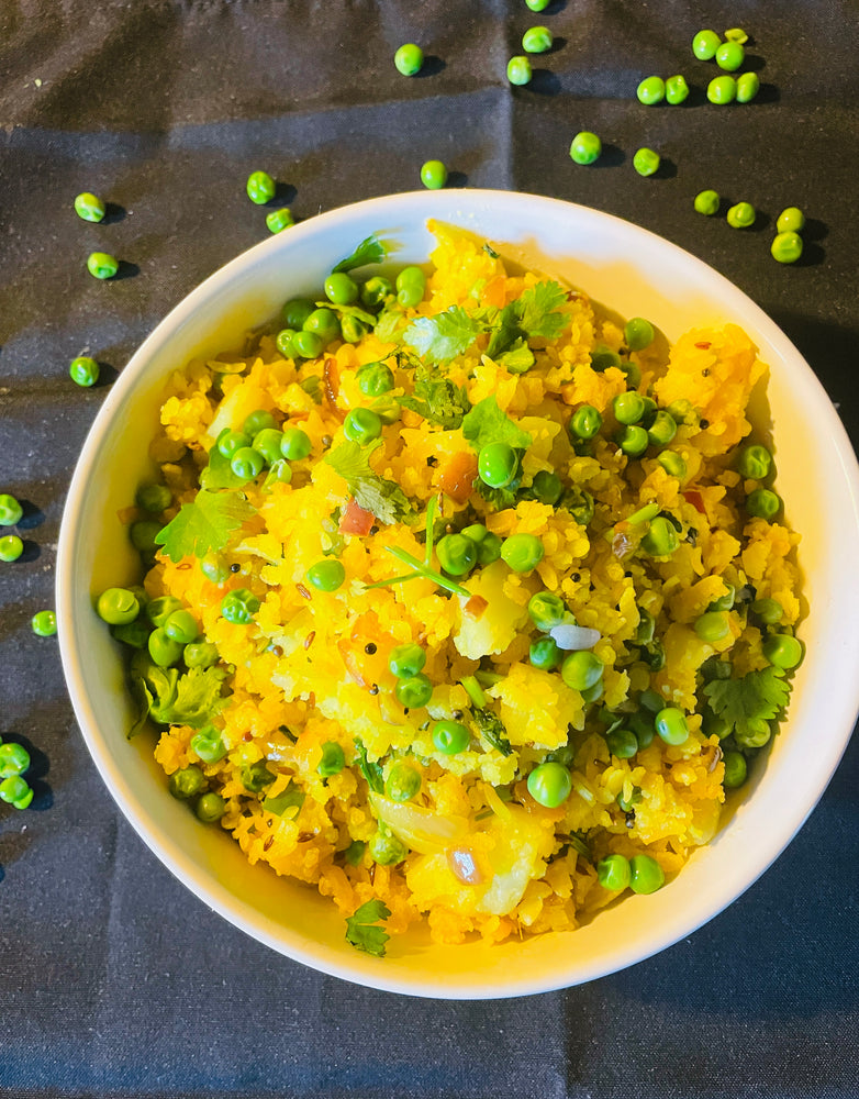 Aloo Matar Poha