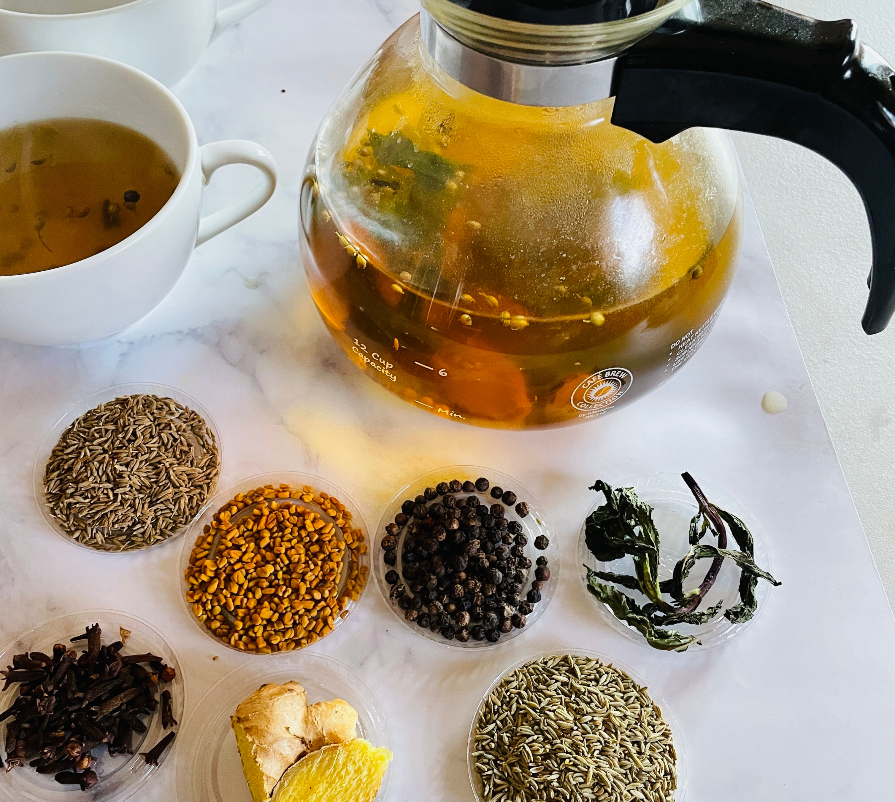 Coriander, cumin and fennel seed Detox Tea