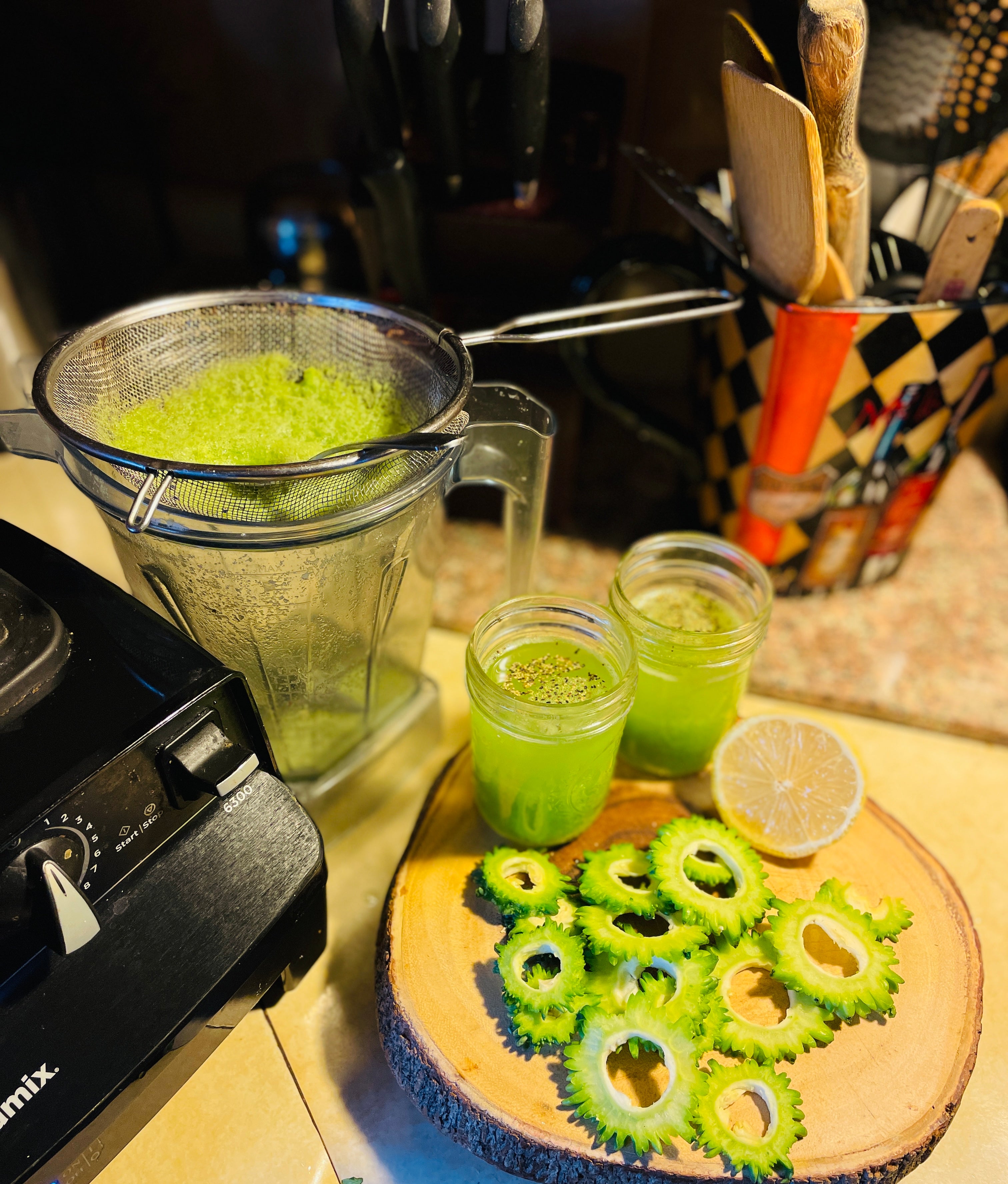 Green Bitter Gourd juice
