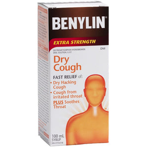 
                  
                    Load image into Gallery viewer, Benylin Dry Cough Syrup With Extra Strength
                  
                