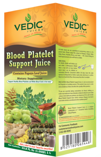 Vedic Blood Platelet Support Juice
