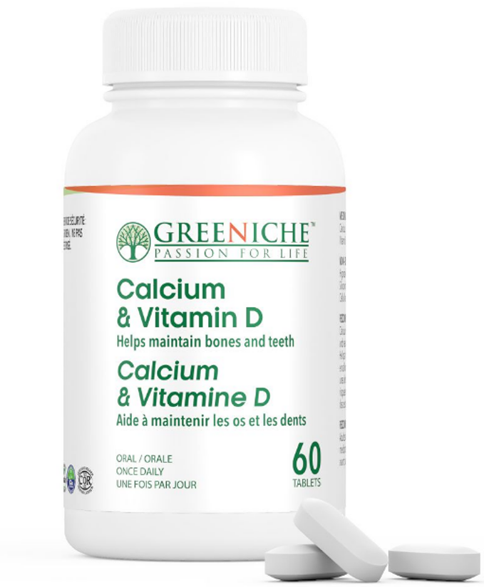 Calcium (500mg) & Vitamin D (1,000IU) (Tablets)
